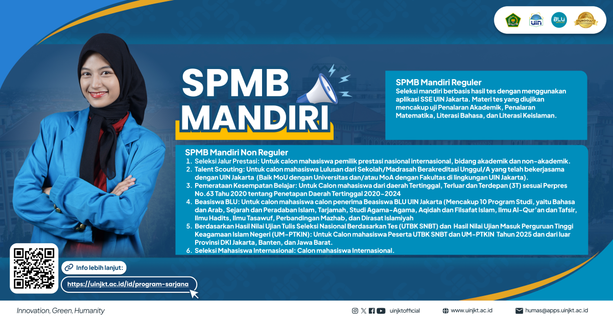 SPMB Mandiri Regular and Non-Regular Pathways Academic Year 2025/2026